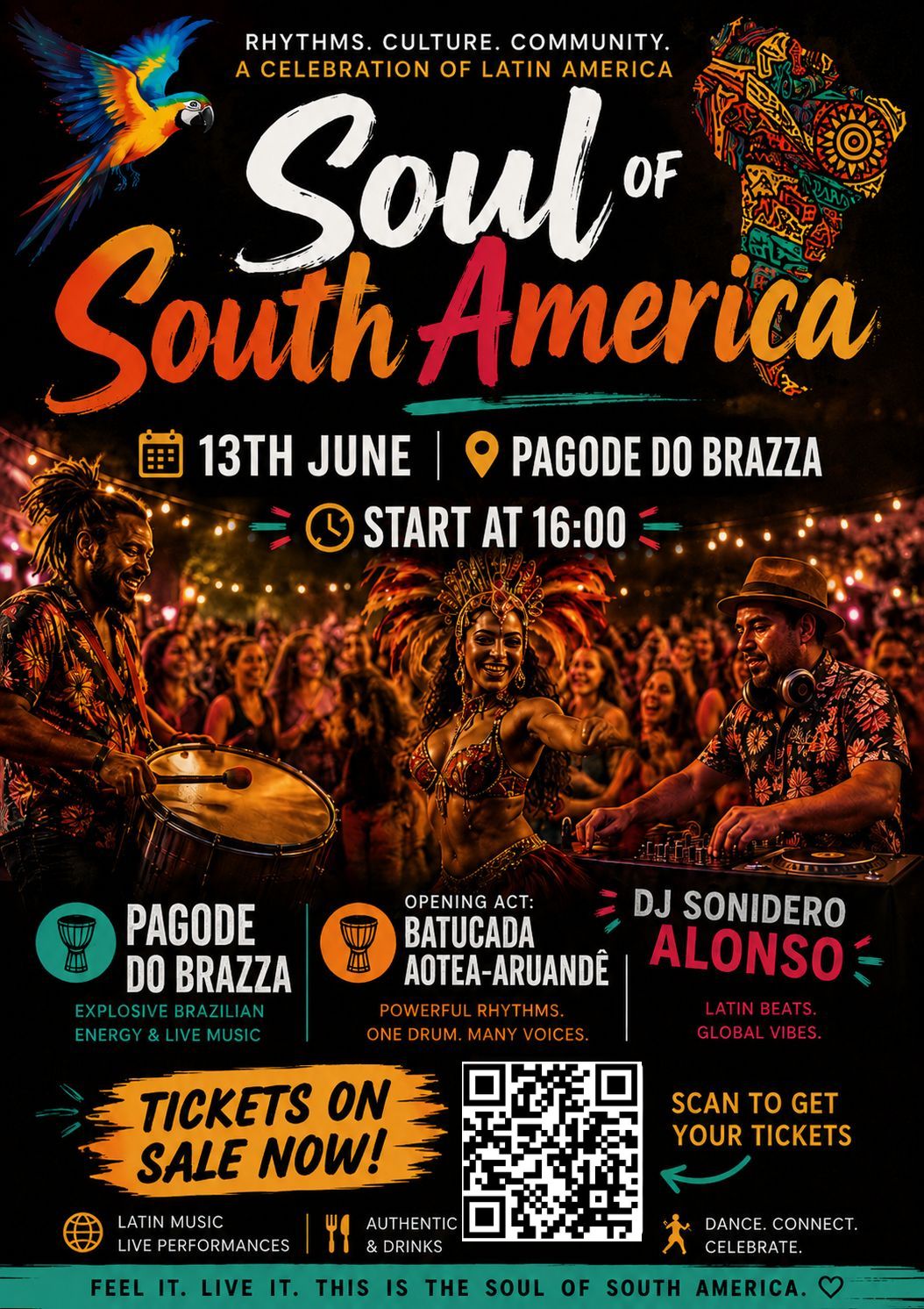 Soul of South America! Saturday, 13th June 2026